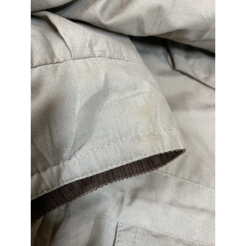 Canyon Guide Outfitters Mens Tan Flannel‎ Lined Field Jacket Barn Coat Size L
